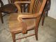 Four Old Oak Chairs 1900-1950 photo 3