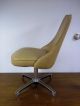 Chromcraft Mid - Century Modern Eames Style Cushion Scoop Chair Bucket Swivel Post-1950 photo 2