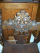 Antique American Quarter Sawn Oak Clawfeet Carved Throne Chair Originial Finish 1900-1950 photo 1