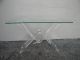 Mid - Century Lucite Glass - Top Console Table 2691a Post-1950 photo 1