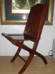 Unique Vintage Antique? Italian Folding Wood Chair - 2 Available Unknown photo 1