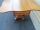 50350 Antique Empire Dropleaf Dining Table With 2 Drawers 1800-1899 photo 9