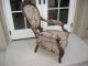 Antique Victorian Floral Sitting Arm Chair With Carved Details 1900-1950 photo 5