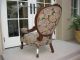 Antique Victorian Floral Sitting Arm Chair With Carved Details 1900-1950 photo 6