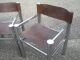 Vintage Wassily Style Sling Chairs Chrome Set 2 Post-1950 photo 4