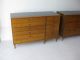 Mid Century Modern Paul Mccobb Style Pair Of Drerssers Chests Coned Vinatge Post-1950 photo 6