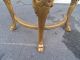 49550 Pair Gold Marble Top Figural Console Table Stand S Post-1950 photo 4