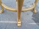 49550 Pair Gold Marble Top Figural Console Table Stand S Post-1950 photo 6