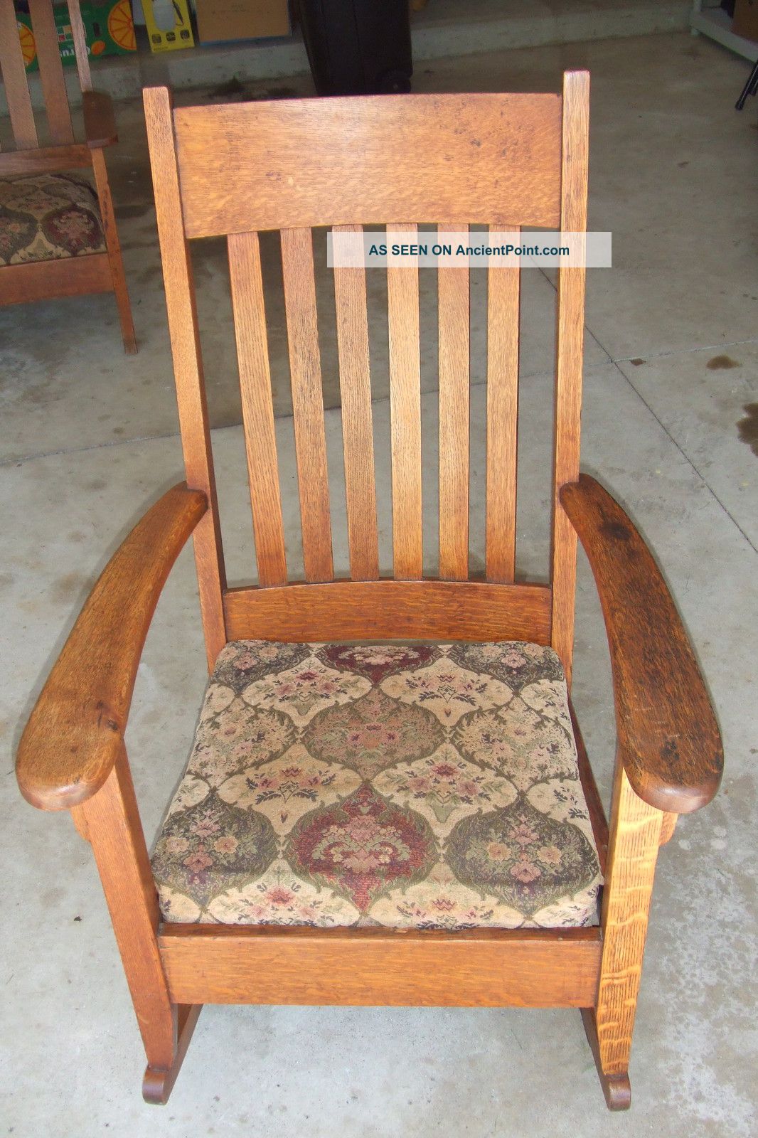 Antique Mission Rocking Chair - Collector Quality Early 1900 ' S Vg Cond 1900-1950 photo