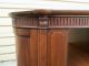 48551 Leather Top Liquor Cabinet Bar With 2 Curved Side Doors Post-1950 photo 11