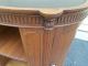 48551 Leather Top Liquor Cabinet Bar With 2 Curved Side Doors Post-1950 photo 8