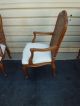 51009 Set 6 Dining Room Chairs Chair S White Furniture ? Quality Post-1950 photo 7