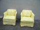 Pair Of Mid - Century Low Side By Side Chairs 2640 Post-1950 photo 1