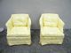 Pair Of Mid - Century Low Side By Side Chairs 2640 Post-1950 photo 3