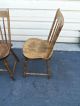 49913 Set 4 Maple Windsor Side Chairs Chair S Post-1950 photo 4