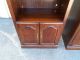 50040 Set Of 3 Cherry Bookcase Cabinet S Post-1950 photo 9