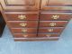 50040 Set Of 3 Cherry Bookcase Cabinet S Post-1950 photo 2