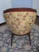 Antique Victorian Sleigh Rocking Chair With Tufted Tapestry Upholstery 1800-1899 photo 1
