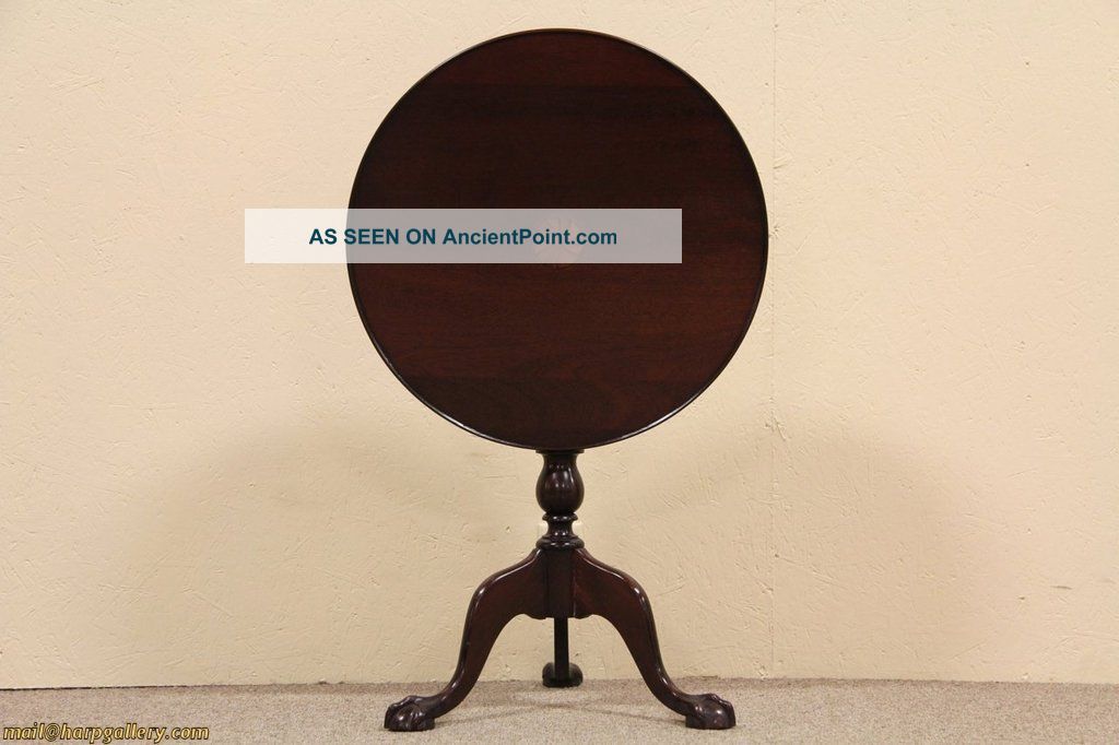 Georgian 1900 Tilt Top Tea Table 1900-1950 photo