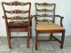 Vintage Chippendale Chairs With Scallop Shell Design And Needlepoint Seats 1900-1950 photo 1