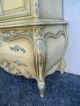 Tall French Bombay Painted Silver Leaf Armoire By Romweber 2758 Post-1950 photo 7
