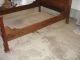 Antique Victorian Style Bed Walnut & Burl Wood 3/4 Three Quarter Or Double Size 1900-1950 photo 10