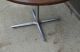Mid - Century Modern Rosewood Veneer Kitchen Table With Chrome Base Vintage Eames Post-1950 photo 3