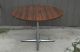 Mid - Century Modern Rosewood Veneer Kitchen Table With Chrome Base Vintage Eames Post-1950 photo 7