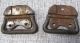 Two Old Cast Iron Trunk Or Carpenters Chest Handles Farm Fresh 1800-1899 photo 1