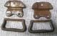 Two Old Cast Iron Trunk Or Carpenters Chest Handles Farm Fresh 1800-1899 photo 2