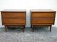 Pair Of Mid - Century Walnut End / Night Tables By Bassett 2305 Post-1950 photo 2