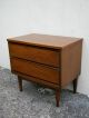 Pair Of Mid - Century Walnut End / Night Tables By Bassett 2305 Post-1950 photo 5