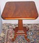 Antique Victorian Mahogany Parlor Lamp Table 1880 - 1900 1800-1899 photo 1