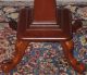 Antique Victorian Mahogany Parlor Lamp Table 1880 - 1900 1800-1899 photo 4