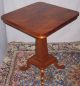 Antique Victorian Mahogany Parlor Lamp Table 1880 - 1900 1800-1899 photo 8