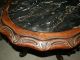 Stunning Antique Victorian Marble Top Lamp Table W/amazing Carved Base 1800-1899 photo 3