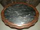 Stunning Antique Victorian Marble Top Lamp Table W/amazing Carved Base 1800-1899 photo 4
