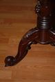 Vintage Carved Wooden Torchere With Turned Twist Column,  Plant Stand 1900-1950 photo 5