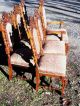 Victorian Set Of 6 Carved Oak Diningroom Chairs 1800-1899 photo 1