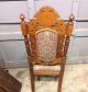 Victorian Set Of 6 Carved Oak Diningroom Chairs 1800-1899 photo 6