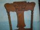 3 Matching Oak Pressed Back Chairs - Early 1900 ' S 1900-1950 photo 1