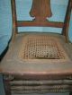 3 Matching Oak Pressed Back Chairs - Early 1900 ' S 1900-1950 photo 3