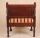 Fine Pair Of Rococo Revival Victorian Solid Mahogany Carved Antique Arm Chairs 1800-1899 photo 4