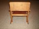 Vintage Wooden Potty Chair With Lion Decal Unknown photo 4