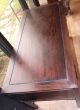 Vintage 50s Chinese Rosewood Desk Post-1950 photo 5
