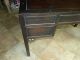 Vintage 50s Chinese Rosewood Desk Post-1950 photo 7