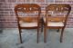 Pair Of Antique Victorian Balloon Rose Back Carved Chairs Needlepoint 1800-1899 photo 1