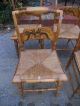 Hitchcock Set Of 4 Maple Stenciled Rush Seat Dining Chairs Post-1950 photo 1