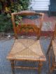 Hitchcock Set Of 4 Maple Stenciled Rush Seat Dining Chairs Post-1950 photo 3