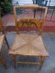Hitchcock Set Of 4 Maple Stenciled Rush Seat Dining Chairs Post-1950 photo 4